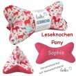 Leseknochen personalisierbar PONY | Nackenkissen | handgemacht Leolini - 7