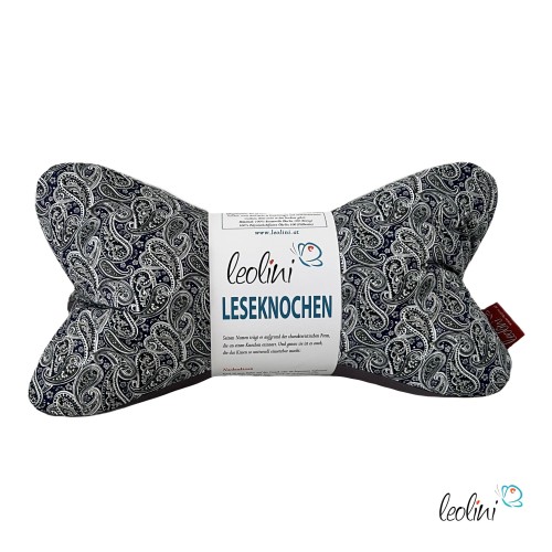 Leseknochen personalisierbar PAISLEY | Nackenkissen | handgemacht Leolini - 5