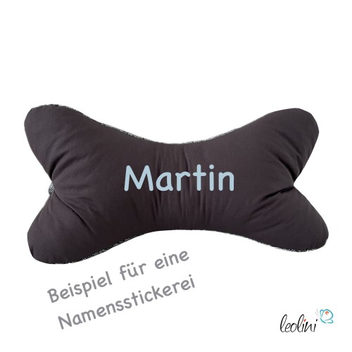 Leseknochen personalisierbar PAISLEY | Nackenkissen | handgemacht Leolini - 3