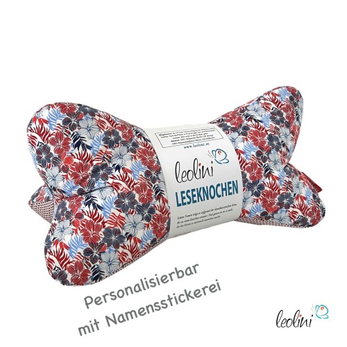 Leseknochen personalisierbar HAWAI | Nackenkissen | handgemacht Leolini - 1