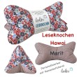 Leseknochen personalisierbar HAWAI | Nackenkissen | handgemacht Leolini - 6