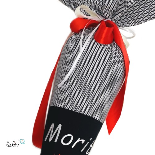 Schultüte DRACHE aus Stoff | Personalisierung mit Name | mit Innenkissen Leolini - 3