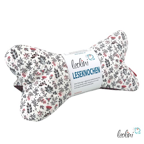 Leseknochen personalisierbar FLORA | Nackenkissen | handgemacht Leolini - 5