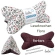 Leseknochen personalisierbar FLORA | Nackenkissen | handgemacht Leolini - 6