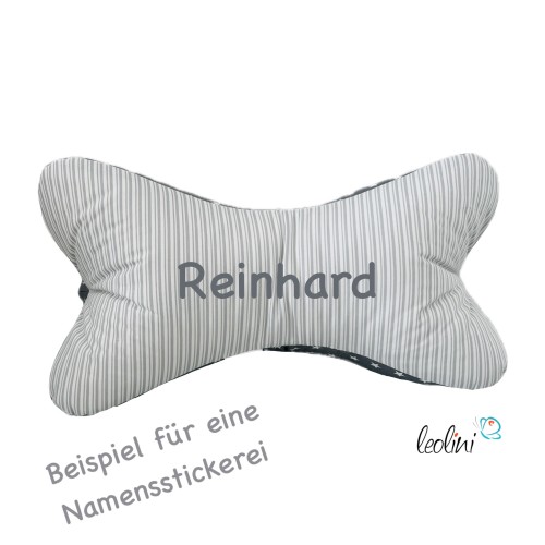 Leseknochen personalisierbar STERNE | Nackenkissen | handgemacht Leolini - 3