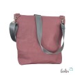 Foldover Tasche mit Blume des Lebens Stickerei | ROSA | mit Außenfach Leolini - 6
