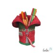 Stehende Stiftetasche FLIEGENPILZE ROT | Federpennal Federmäppchen Leo | personalisierbar mit Namen Leolini - 4