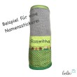 Stehende Stiftetasche IGEL GRÜN | Federpennal Federmäppchen Leo | personalisierbar mit Namen Leolini - 3