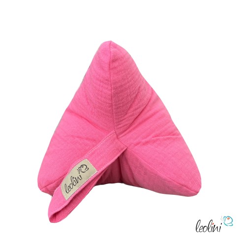 Leseknochen MUSSELIN Double Gauze | PINK | personalisierbar mit Stickerei Leolini - 2
