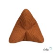 Leseknochen aus Waffelstoff | Nackenkissen ROST | personalisierbar mit Name | handgemacht Leolini - 2