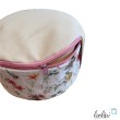 Yogakissen | Meditationskissen mit Stickerei Blume des Lebens handgemacht & personalisierbar mit Namen | BLUMENWIESE Leolini - 4
