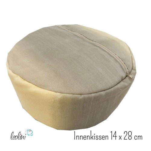 Yogakissen | Meditationskissen mit Stickerei Blume des Lebens handgemacht & personalisierbar mit Namen | HERZEN Leolini - 8
