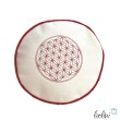 Yogakissen | Meditationskissen mit Stickerei Blume des Lebens handgemacht & personalisierbar mit Namen | HERZEN Leolini - 9
