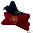 Leseknochen mit STERNZEICHEN Stickerei | Nackenkissen aus Musselin Double Gauze | Bordeaux Leolini - 6