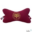 Leseknochen mit STERNZEICHEN Stickerei | Nackenkissen aus Musselin Double Gauze | Bordeaux Leolini - 8
