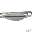 Moon Bag Luna | Halbmondtasche – Handgefertigte Schultertasche in Grau Leolini - 6