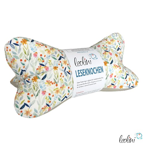 Leseknochen personalisierbar | Nackenkissen GARTEN | handgemacht Leolini - 7