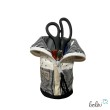 Stehende Stiftetasche Leo | Federpennal Federmäppchen STREIFEN | personalisierbar mit Namen Leolini - 5
