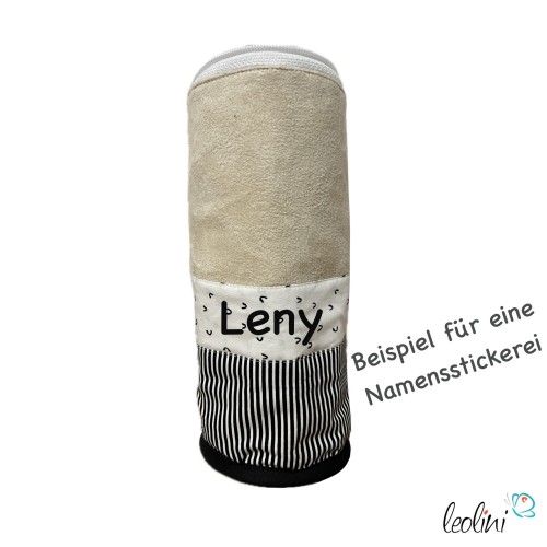 Stehende Stiftetasche Leo | Federpennal Federmäppchen STREIFEN | personalisierbar mit Namen Leolini - 2
