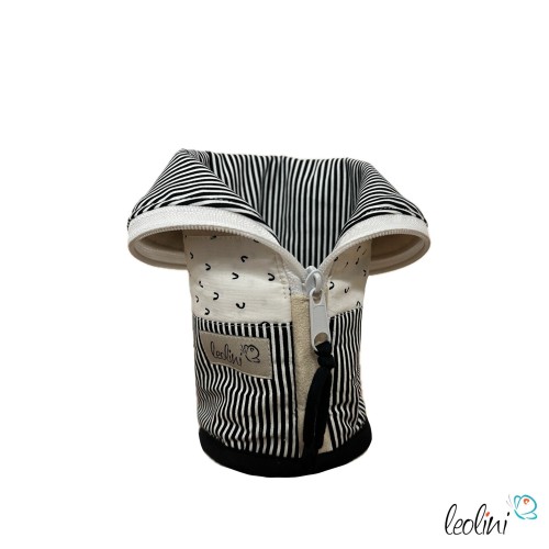 Stehende Stiftetasche Leo | Federpennal Federmäppchen STREIFEN | personalisierbar mit Namen Leolini - 4