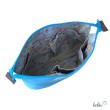 Große Kosmetiktasche | BLUME DES LEBENS türkis Kulturbeutel mit vielen Fächern  - 6
