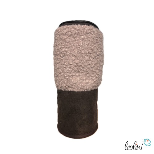 Stehendes Federmäppchen aus Bouclé | Schminktasche personalisierbar mit Namen | ALTROSÉ | handgefertigt Leolini - 6