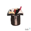 Stehendes Federmäppchen aus Bouclé | Schminktasche personalisierbar mit Namen | ALTROSÉ | handgefertigt Leolini - 7