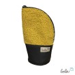 Stehendes Federmäppchen aus Bouclé | Schminktasche personalisierbar mit Namen | SENF | handgefertigt Leolini - 4