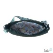Bouclé Tasche Umhängetasche | Moonbag | Felltasche | handgefertigt in Oliv Leolini - 4