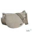 Bouclé Tasche Umhängetasche | Moonbag | Felltasche | handgefertigt in Creme Leolini - 3