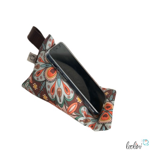 Handysitzsack Handykissen| RETRO limitierte Auflage aus Eigenkreation| Stützkissen für Smartphone und Tablet Leolini - 3