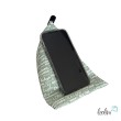 Handysitzsack Handykissen| SCHRIFTEN ALTMINT aus Baumwolle | Stützkissen für Smartphone und Tablet Leolini - 3