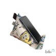 Handysitzsack Handykissen| BUNTE EULEN (Limitierte Auflage Eigenkreation) aus Baumwolle | Stützkissen für Smartphone und Tablet 