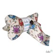 Handysitzsack Handykissen| BUNTE EULEN (Limitierte Auflage Eigenkreation) aus Baumwolle | Stützkissen für Smartphone und Tablet 