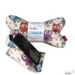 Handysitzsack Handykissen| BUNTE EULEN (Limitierte Auflage Eigenkreation) aus Baumwolle | Stützkissen für Smartphone und Tablet 