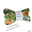 Leseknochen personalisierbar AFFEN | Nackenkissen | handgemacht Leolini - 1