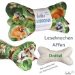 Leseknochen personalisierbar AFFEN | Nackenkissen | handgemacht Leolini - 6