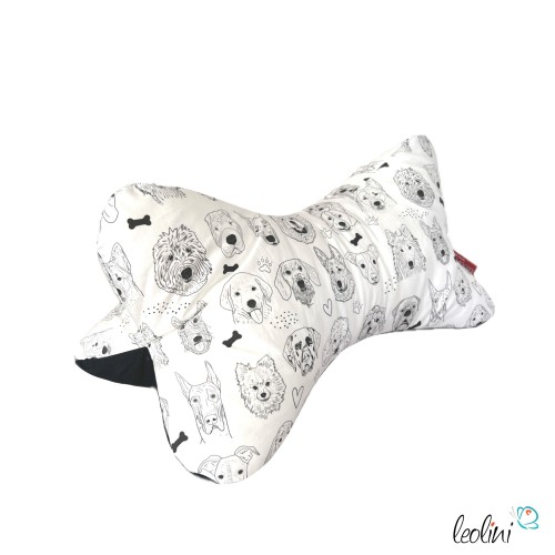 Leseknochen personalisierbar I LOVE DOGS (limitierte Stückzahl)| Nackenkissen | handgemacht Leolini - 5