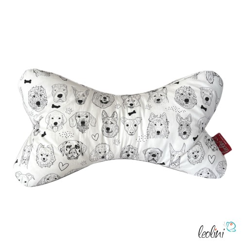 Leseknochen personalisierbar I LOVE DOGS (limitierte Stückzahl)| Nackenkissen | handgemacht Leolini - 7