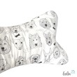 Leseknochen personalisierbar I LOVE DOGS (limitierte Stückzahl)| Nackenkissen | handgemacht Leolini - 3