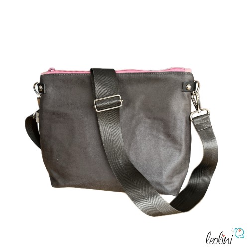 Umhängetasche REGENBOGEN ROSÉ | Handgefertigte Tasche LENO 3.0 Leolini - 4