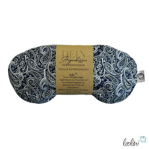 Augenkissen für Yoga & Meditation PAISLEY – handgefertigt Leolini - 1