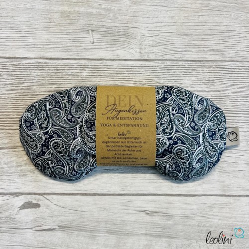 Augenkissen für Yoga & Meditation PAISLEY – handgefertigt Leolini - 8