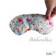 Augenkissen für Yoga & Meditation BLÜMCHEN ROSA – handgefertigt Leolini - 2