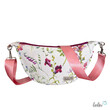 Moon Bag Luna | Halbmondtasche – Handgefertigte Schultertasche in Blumen Moonbag Leolini - 4