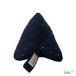 LeoliniLeseknochen MUSSELIN MARINE mit Goldglitzer | personalisierbar mit Stickerei -Musselin Leseknochen unifarben