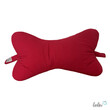 LeoliniLeseknochen MUSSELIN ROT Double Gauze | personalisierbar mit Stickerei -Musselin Leseknochen unifarben