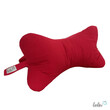 LeoliniLeseknochen MUSSELIN ROT Double Gauze | personalisierbar mit Stickerei -Musselin Leseknochen unifarben