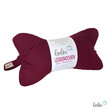 LeoliniLeseknochen MUSSELIN in BEERE  | personalisierbar mit Stickerei -Musselin Leseknochen unifarben