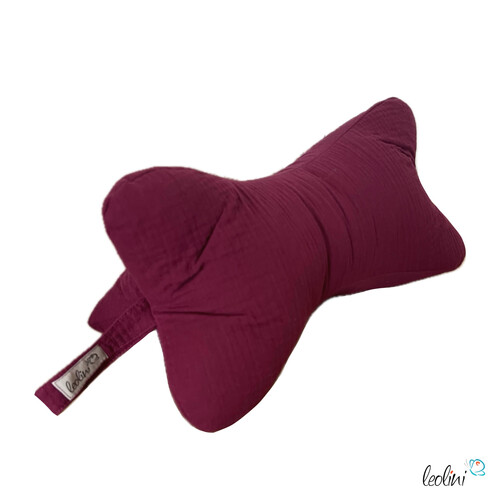 Leolini€ 26,50Leseknochen MUSSELIN in BEERE  | personalisierbar mit Stickerei -Musselin Leseknochen unifarben